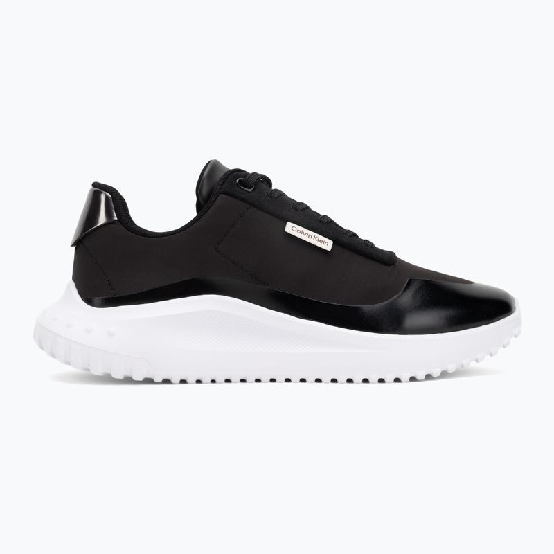 Încălțăminte pentru femei Calvin Klein YW0YW02016 Eva Runner Lace Up Mat Mix 0GN black/gun metal 2