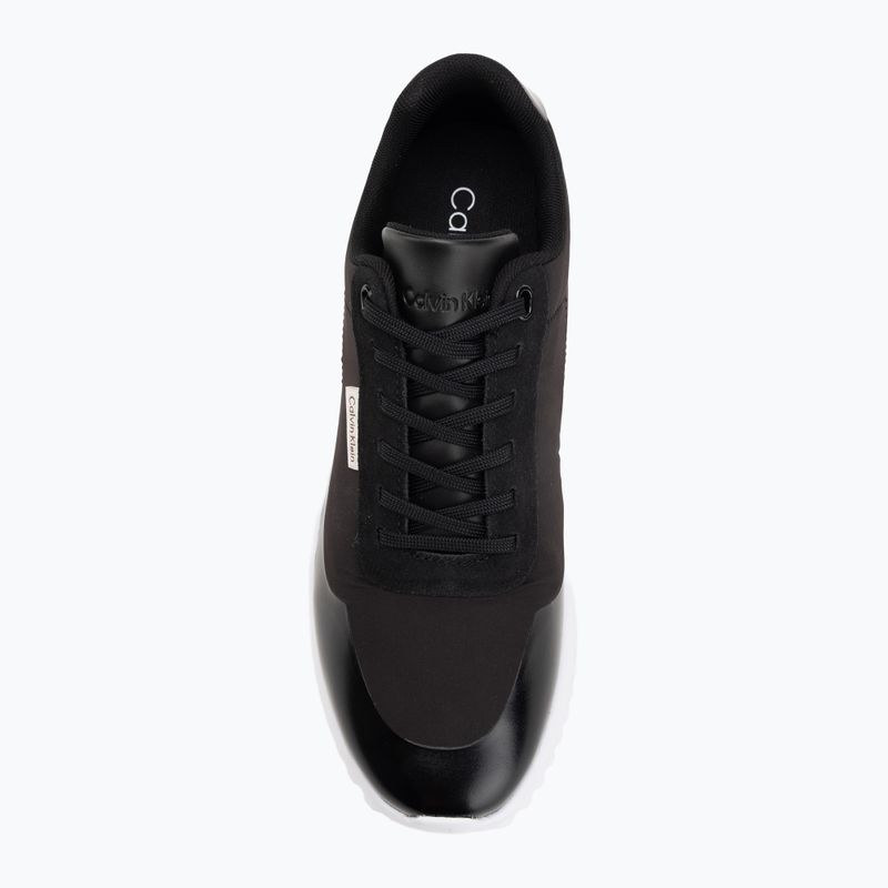 Încălțăminte pentru femei Calvin Klein YW0YW02016 Eva Runner Lace Up Mat Mix 0GN black/gun metal 5