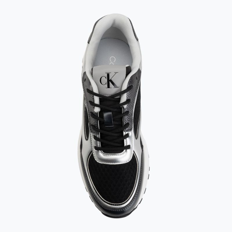Încălțăminte pentru bărbați Calvin Klein YM0YM01402 Hike Runner Laceup Mesh Mix black/silver 5