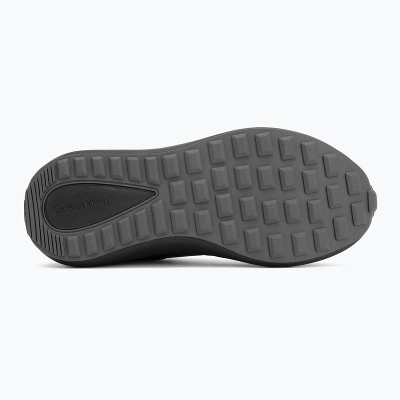 Încălțăminte pentru bărbați Calvin Klein HM0HM02033 City Runner Laceup Tape Leather triple black 4