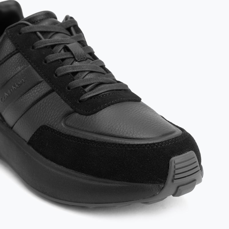 Încălțăminte pentru bărbați Calvin Klein HM0HM02033 City Runner Laceup Tape Leather triple black 7
