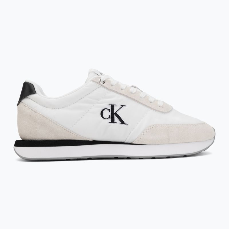 Încălțăminte pentru femei Calvin Klein YW0YW01990 Retro Runner Lace Up Nylon MG bright white/black 2