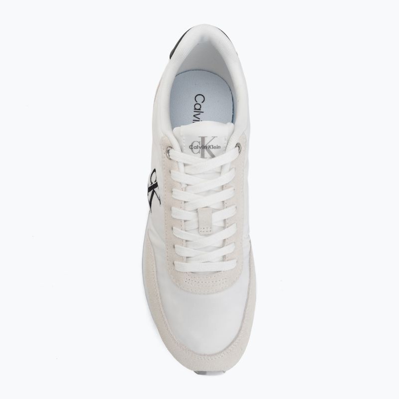 Încălțăminte pentru femei Calvin Klein YW0YW01990 Retro Runner Lace Up Nylon MG bright white/black 5