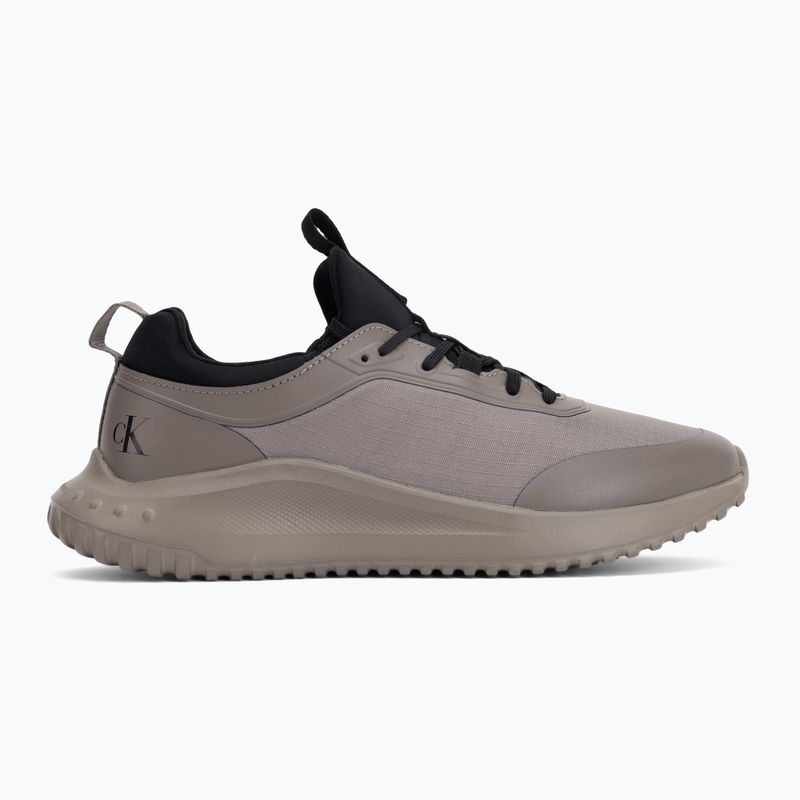 Încălțăminte pentru bărbați Calvin Klein YM0YM01443 Eva Runner Laceup Sock Mat Mix taupe smog/black 2