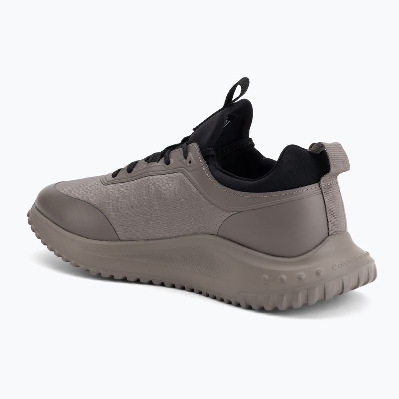 Încălțăminte pentru bărbați Calvin Klein YM0YM01443 Eva Runner Laceup Sock Mat Mix taupe smog/black 3