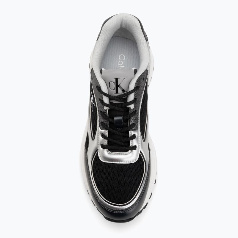 Încălțăminte pentru femei Calvin Klein YW0YW02063 Hike Runner Lace Up Mesh Mix black/silver 5