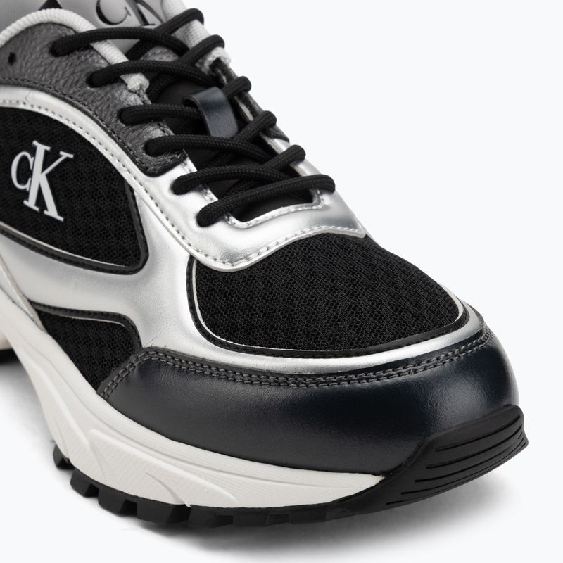 Încălțăminte pentru femei Calvin Klein YW0YW02063 Hike Runner Lace Up Mesh Mix black/silver 7