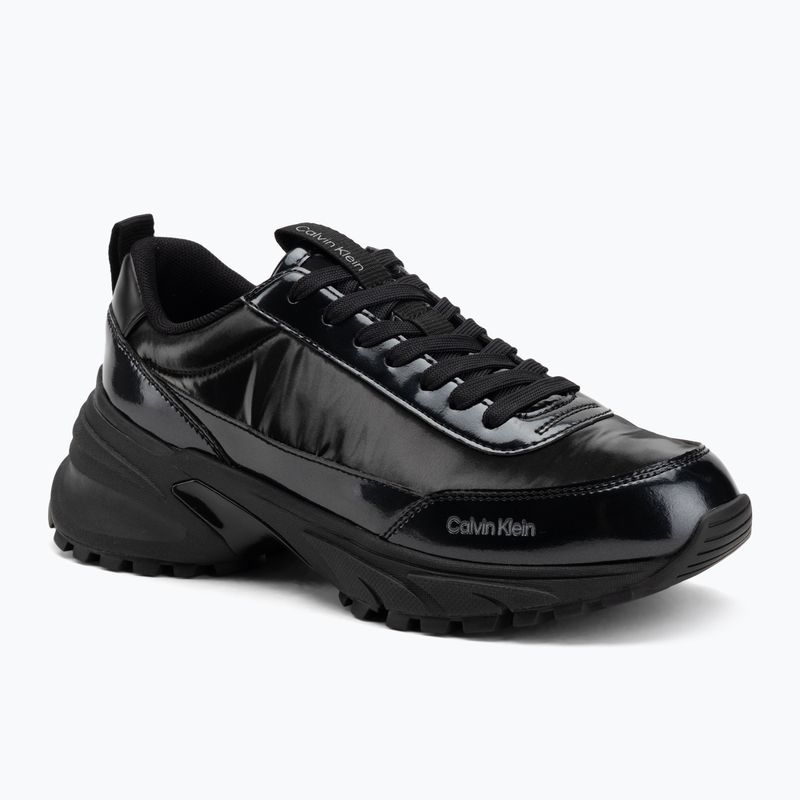 Încălțăminte pentru femei Calvin Klein YW0YW02043 Hike Runner Lace Up Pearl Nylon triple black