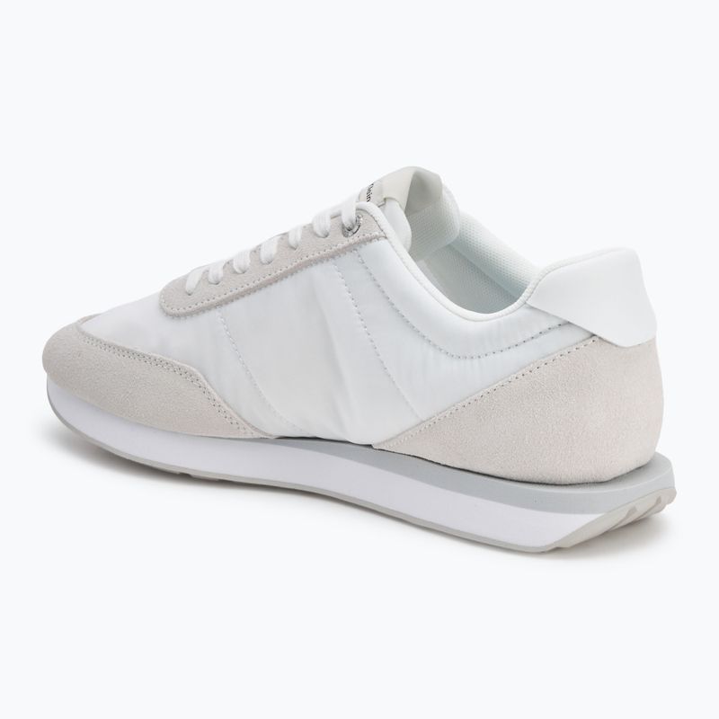 Încălțăminte pentru bărbați Calvin Klein YM0YM01361 Retro Runner Ess Mix Mat triple bright white 3