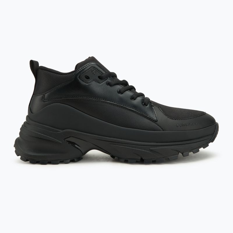 Încălțăminte pentru bărbați Calvin Klein YM0YM01418 Hike Runner Mid Laceup Tech Mix triple black 2