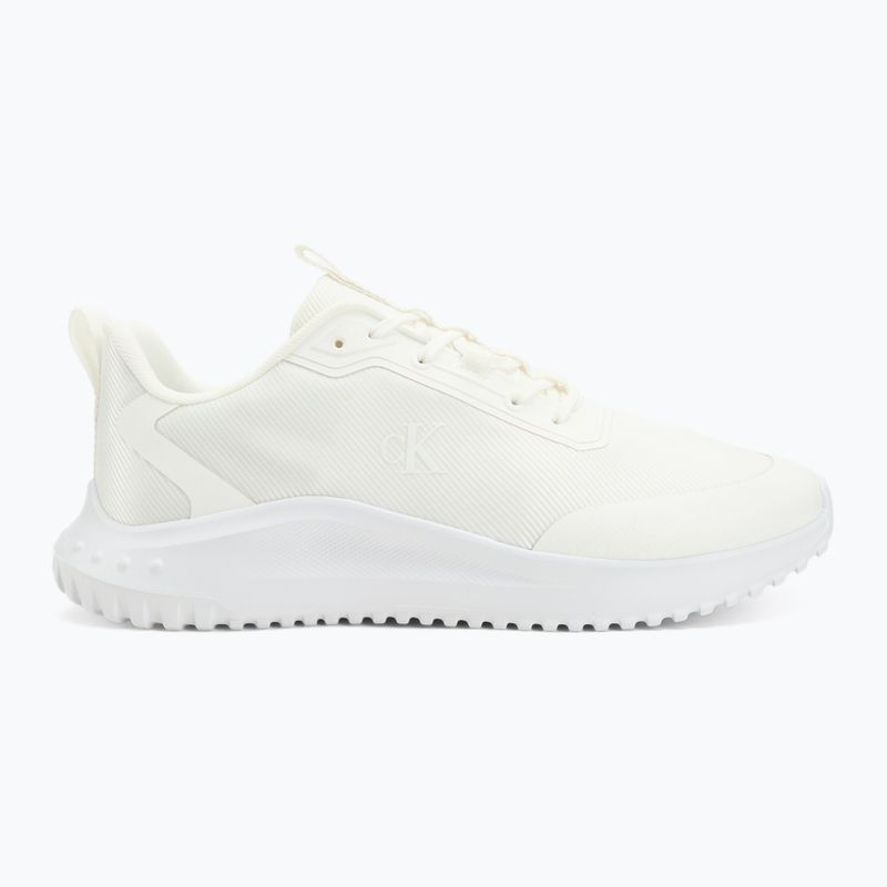 Încălțăminte pentru bărbați Calvin Klein YM0YM01442 Eva Runner Lace Up Mat Mix 0GJ triple bright white 2