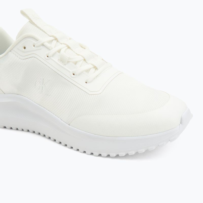 Încălțăminte pentru bărbați Calvin Klein YM0YM01442 Eva Runner Lace Up Mat Mix 0GJ triple bright white 7