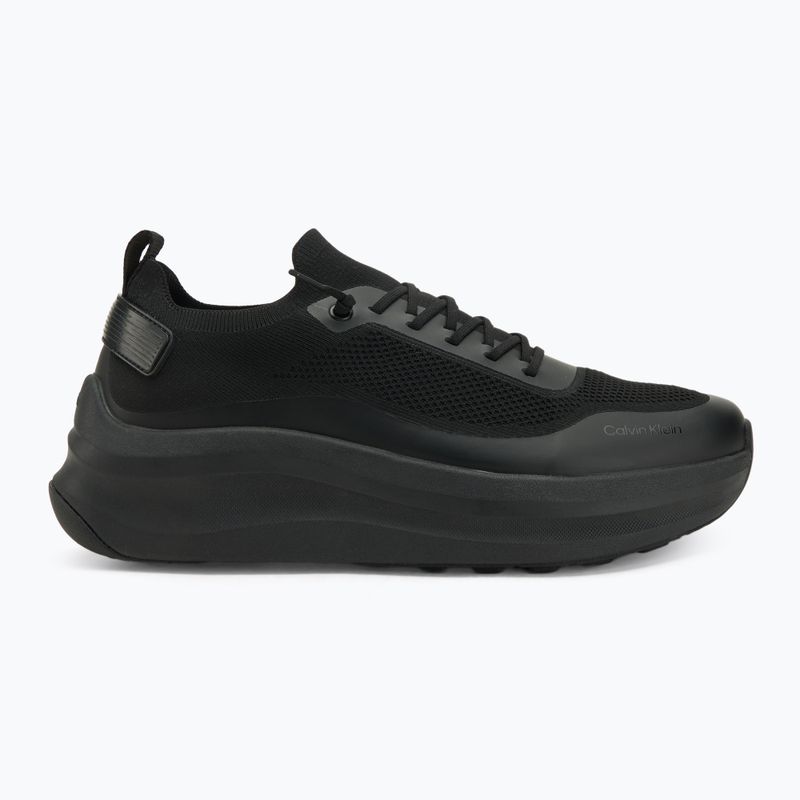 Încălțăminte pentru bărbați Calvin Klein YM0YM01457 Chunky Runner Lace Up Sock Knit triple black 2
