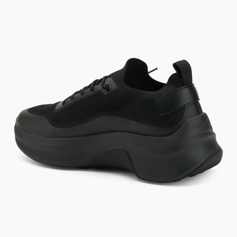 Încălțăminte pentru bărbați Calvin Klein YM0YM01457 Chunky Runner Lace Up Sock Knit triple black 3
