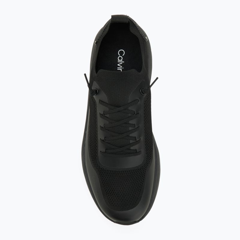 Încălțăminte pentru bărbați Calvin Klein YM0YM01457 Chunky Runner Lace Up Sock Knit triple black 5