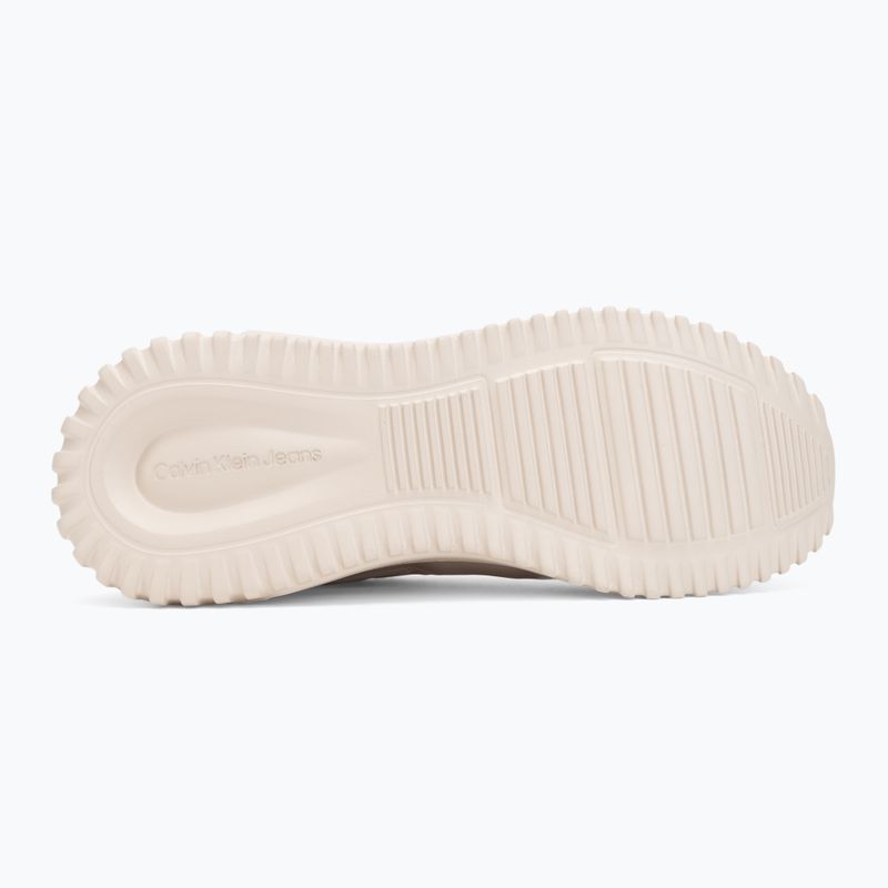 Încălțăminte pentru femei Calvin Klein YW0YW02016 Eva Runner Lace Up Mat Mix 0GN stony beige/turtle dove/silver 4