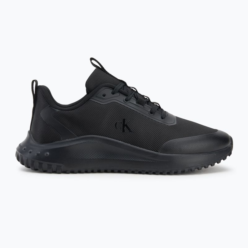Încălțăminte pentru bărbați Calvin Klein YM0YM01442 Eva Runner Lace Up Mat Mix 0GJ triple black 2