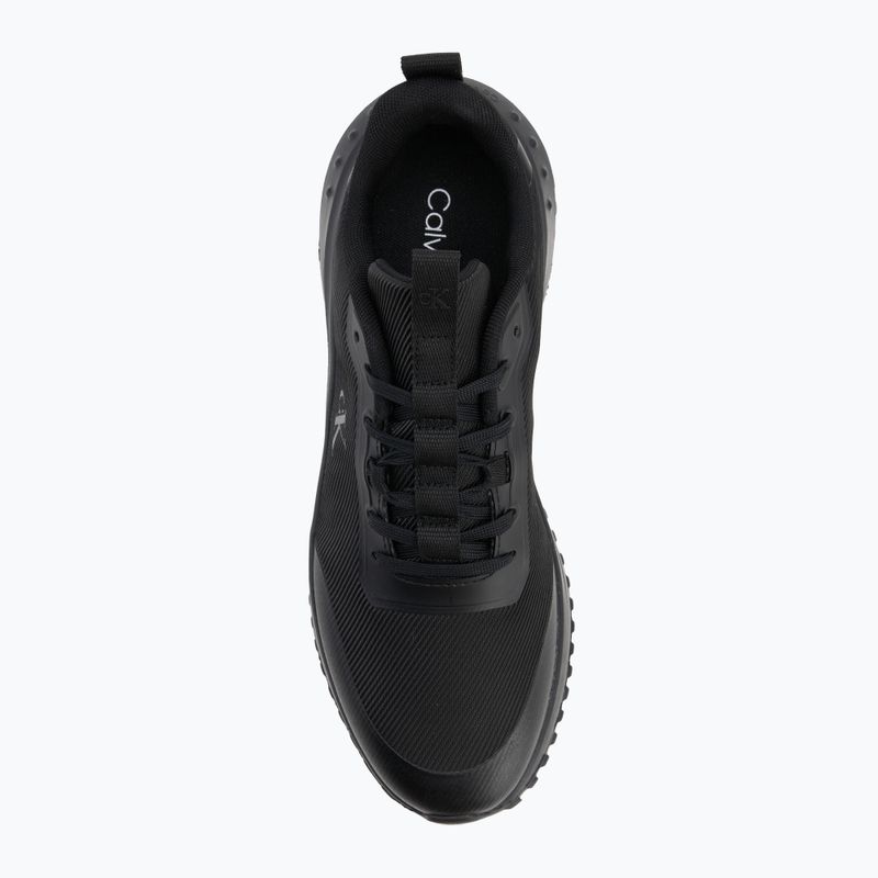 Încălțăminte pentru bărbați Calvin Klein YM0YM01442 Eva Runner Lace Up Mat Mix 0GJ triple black 5
