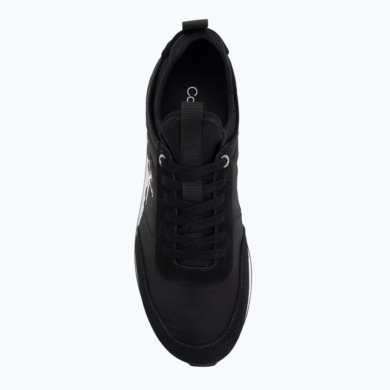 Încălțăminte pentru bărbați Calvin Klein YM0YM01414 Retro Runner Sock Laceup Mix Mat ck black 5