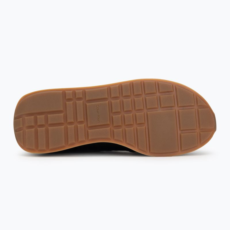 Încălțăminte pentru femei Calvin Klein YW0YW02060 Retro Runner Sock Laceup Mix Mat black/gyn metal/gum 4