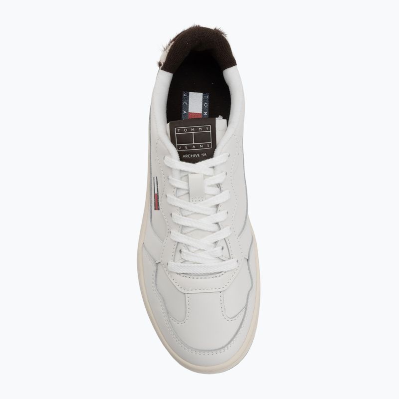 Încălțăminte pentru femei Tommy Hilfiger Archive 98 Calf Hair Tab ecru/dark coffee 5