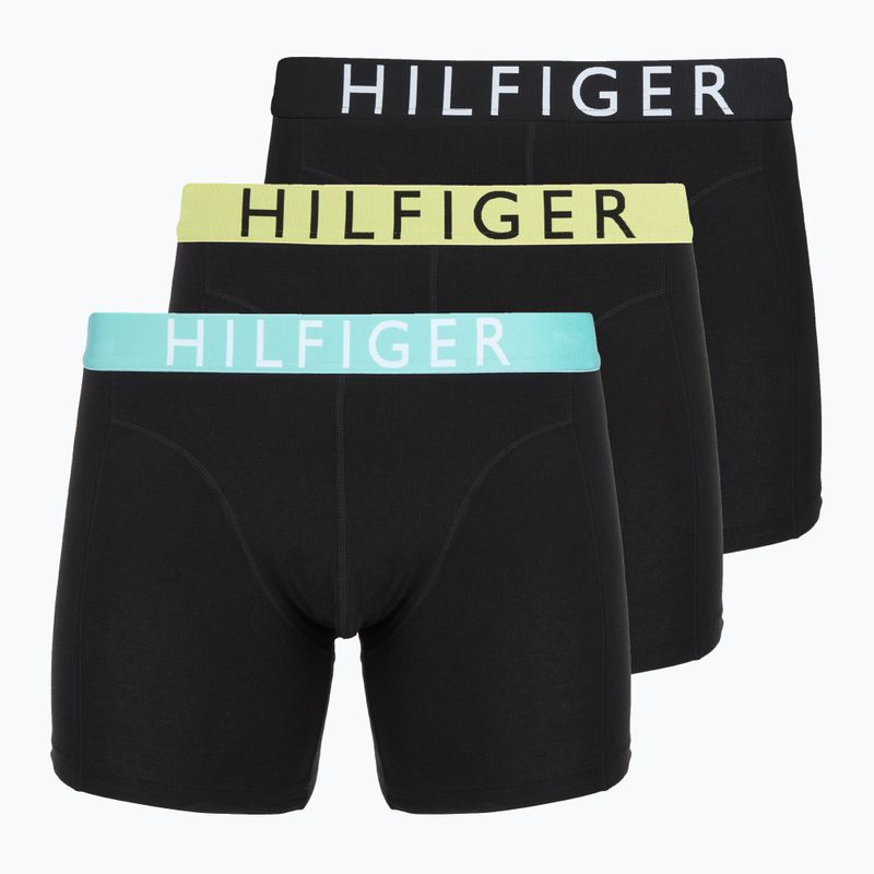 Boxeri Tommy Hilfiger Brief set de 3 bucăți lemon curd/arctic aqua/negru