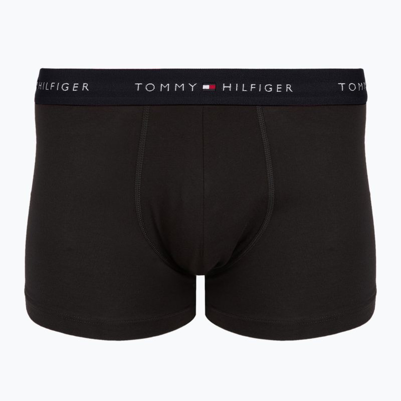 Boxeri Tommy Hilfiger Trunk WB 7 pairs blk/mid red/aegean sea/dsrt sky/blu jeans/f r/wht 9