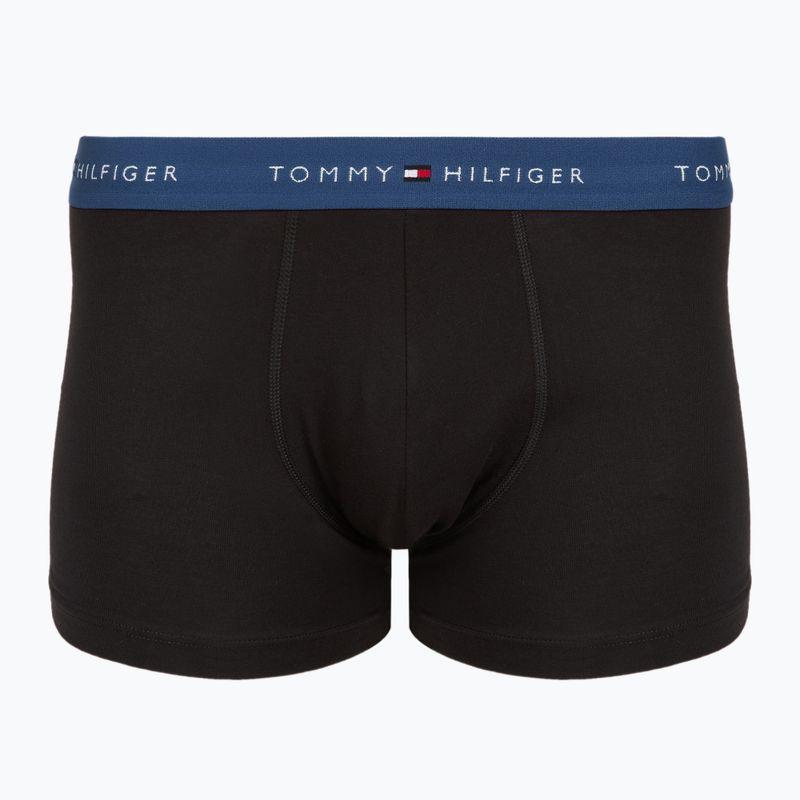 Boxeri Tommy Hilfiger Trunk WB 7 pairs blk/mid red/aegean sea/dsrt sky/blu jeans/f r/wht 10