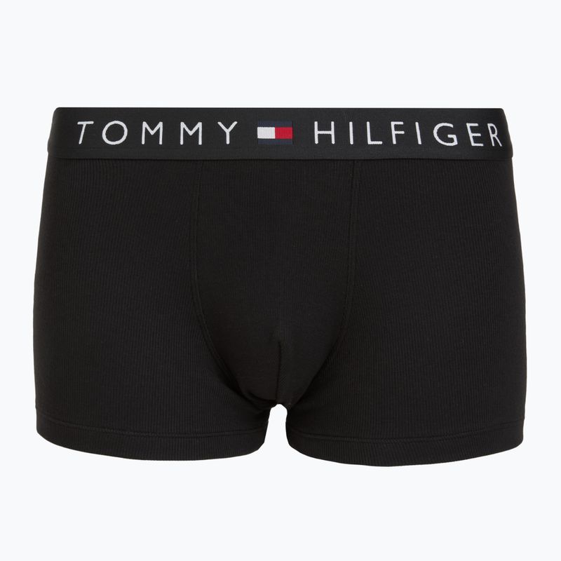 Boxeri Tommy Hilfiger Rib Trunk 3 perechi black/black/black 2
