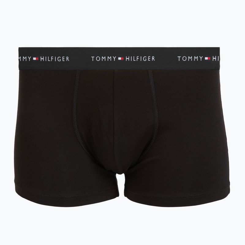 Boxeri pentru bărbați Tommy Hilfiger Trunk WB 3 pairs black/citronella/woodridge 4