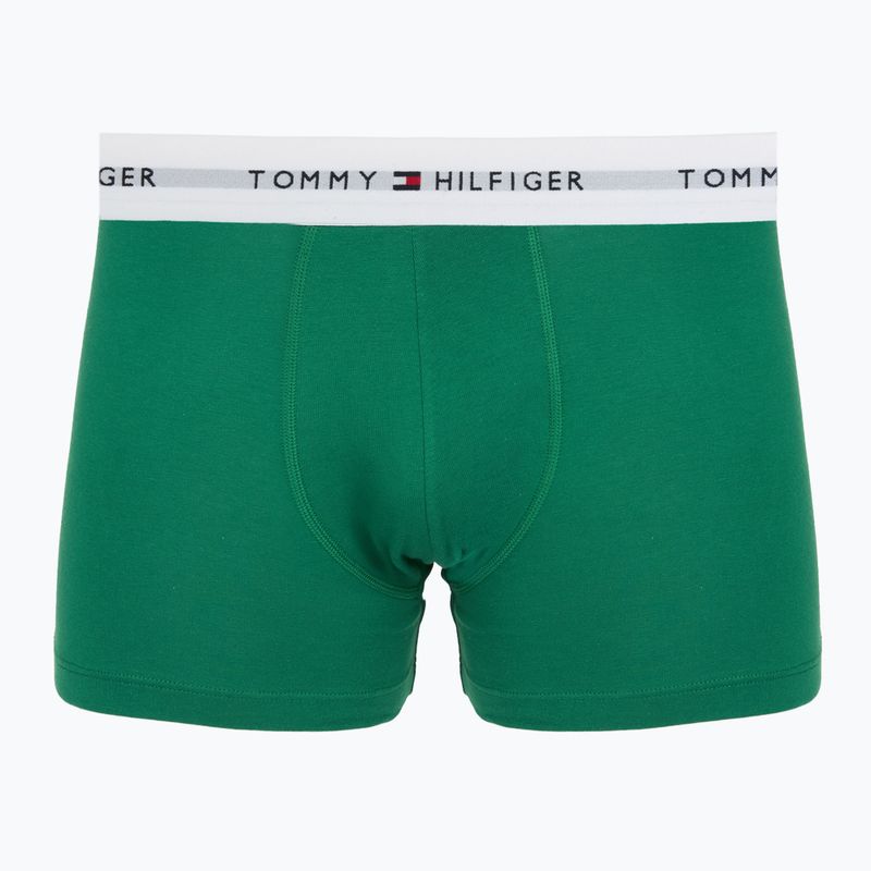 Boxeri pentru bărbați Tommy Hilfiger Trunk 3 pairs army green/prp nvy/nov grn 2