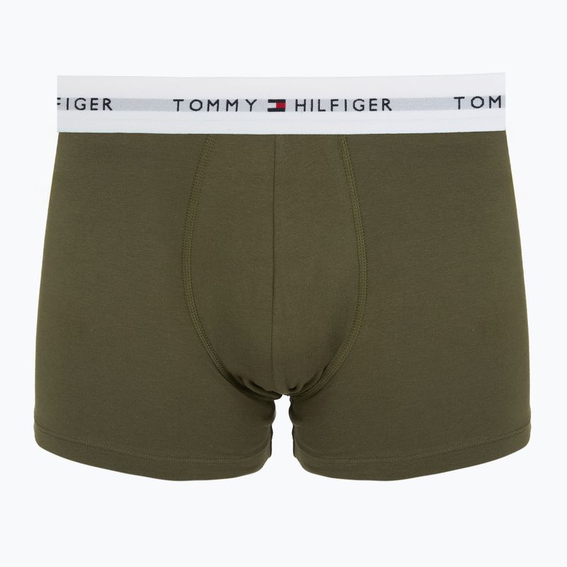 Boxeri pentru bărbați Tommy Hilfiger Trunk 3 pairs army green/prp nvy/nov grn 6
