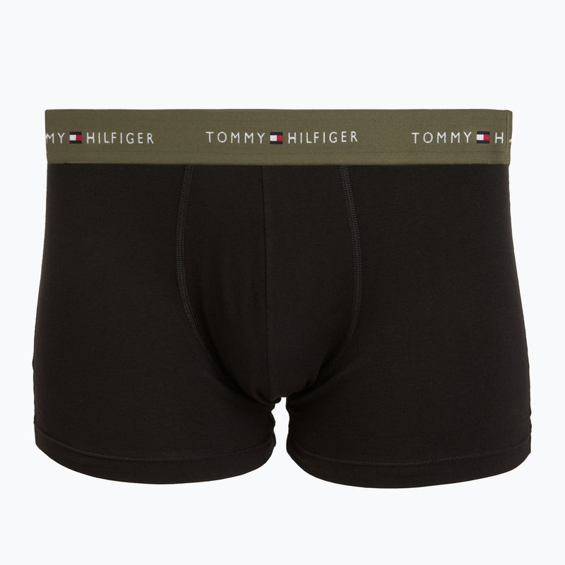 Boxeri pentru bărbați Tommy Hilfiger Trunk WB 3 pairs army green/wdg blue/ptch blue 3