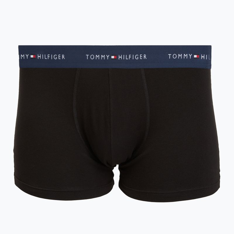 Boxeri pentru bărbați Tommy Hilfiger Trunk WB 3 pairs army green/wdg blue/ptch blue 4