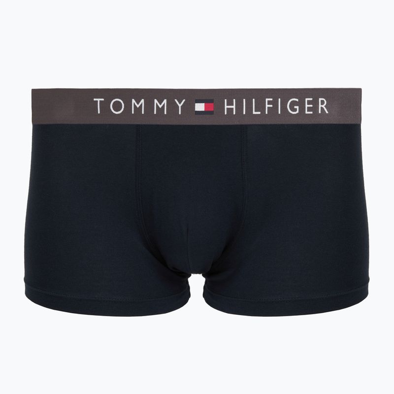 Boxeri pentru bărbați Tommy Hilfiger Trunk WB 3 pairs dark ash/brzy blue/rouge 3