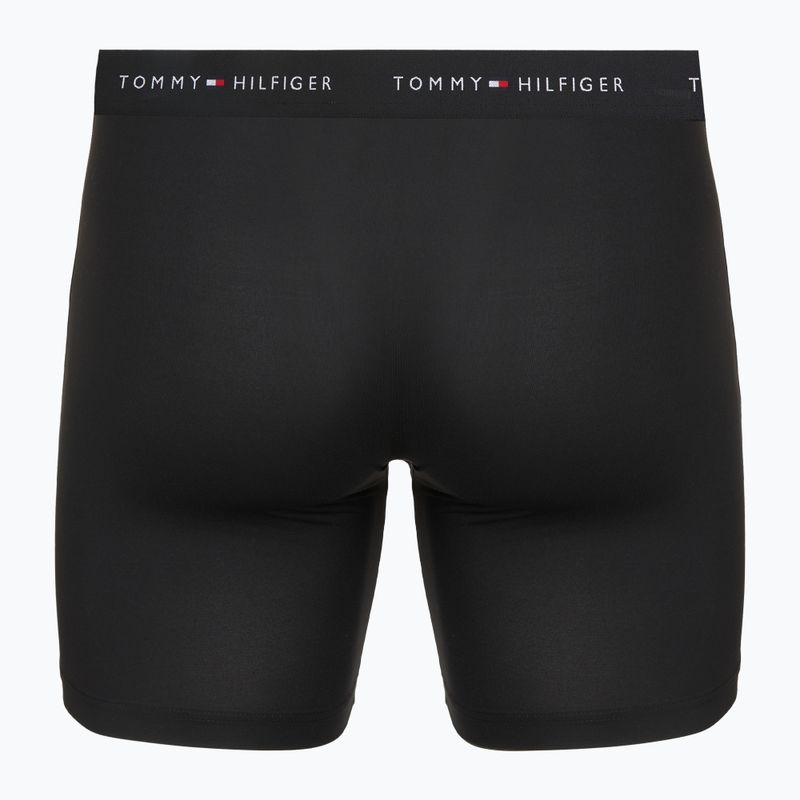 Boxeri pentru bărbați Tommy Hilfiger Micro Long 3 pack black/black/black 3