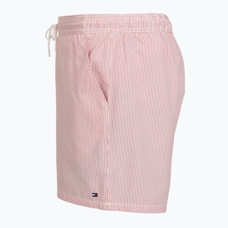 Pantaloni scurți de baie pentru bărbați Tommy Hilfiger Medium Drawstring Ithaca terra red/ecru ithaca 3