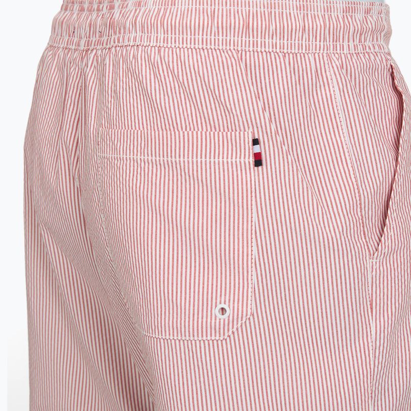 Pantaloni scurți de baie pentru bărbați Tommy Hilfiger Medium Drawstring Ithaca terra red/ecru ithaca 4