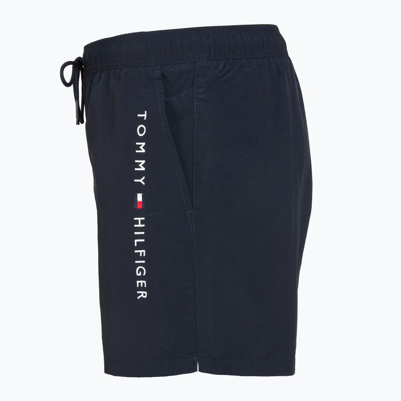 Pantaloni scurți de baie pentru bărbați Tommy Hilfiger Medium Drawstring Zip Pocket desert sky 3