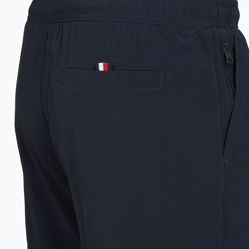 Pantaloni scurți de baie pentru bărbați Tommy Hilfiger Medium Drawstring Zip Pocket desert sky 4