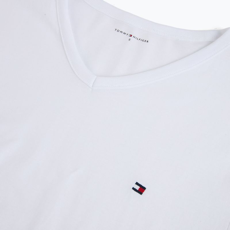 Tricou pentru bărbați Tommy Hilfiger Cotton V-Neck white/white/white 4