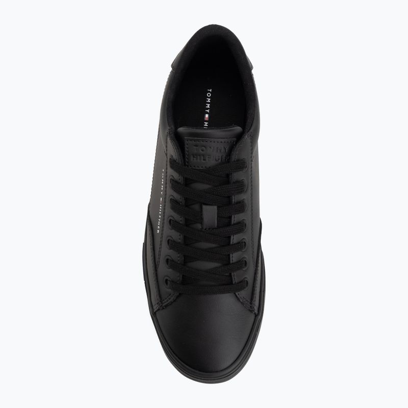 Teniși pentru bărbați Tommy Hilfiger Vulc Core RBW Long Lace Leather black 5