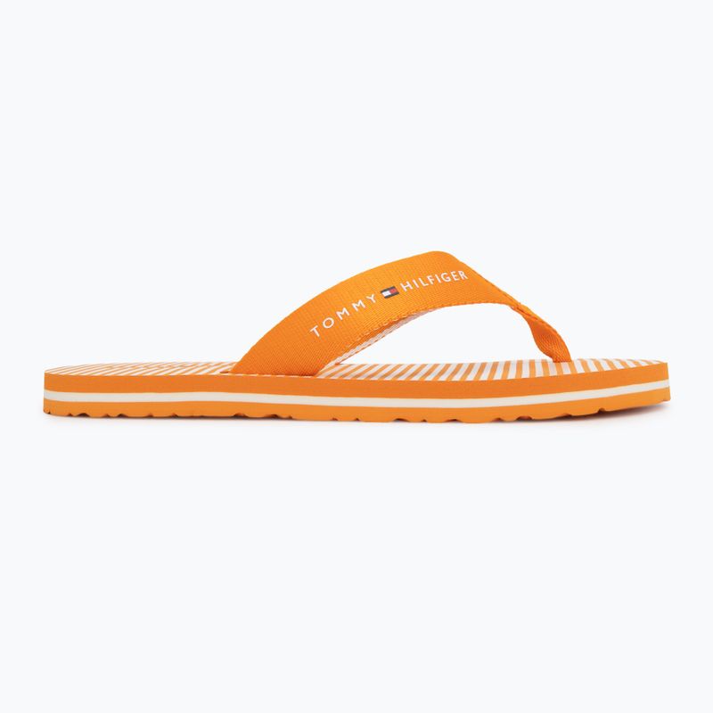 Șlapi pentru femei Tommy Hilfiger Ithaca Stripe Summer orange hype 2