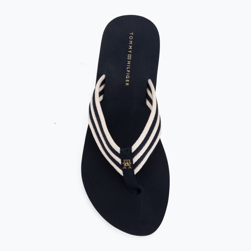 Șlapi pentru femei Tommy Hilfiger Stripe Summer space blue 5