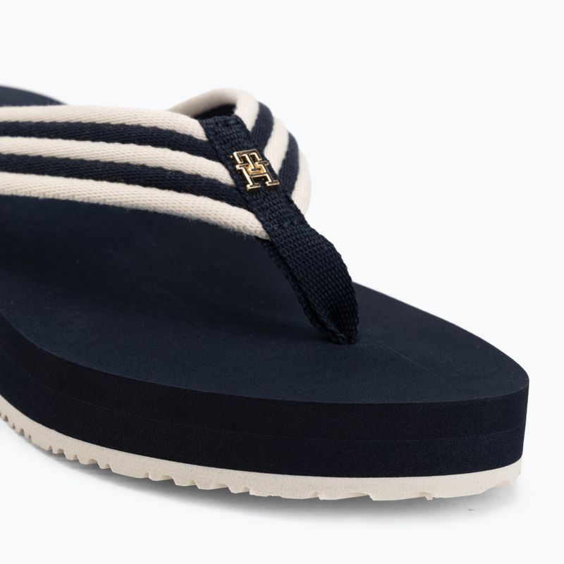 Șlapi pentru femei Tommy Hilfiger Stripe Summer space blue 7