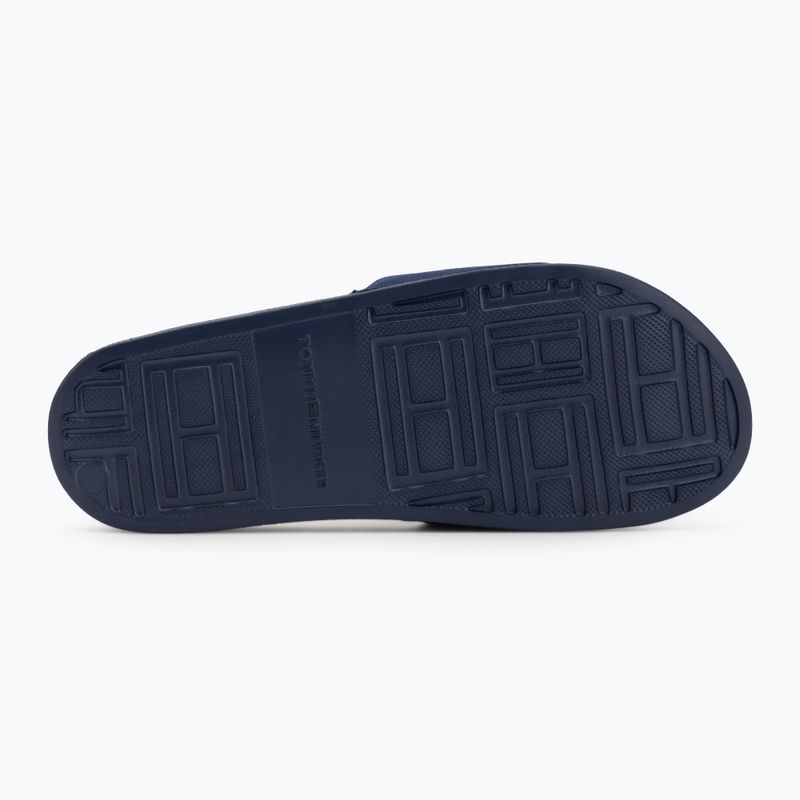 Papuci pentru femei Tommy Hilfiger Script Pool preppy navy 4