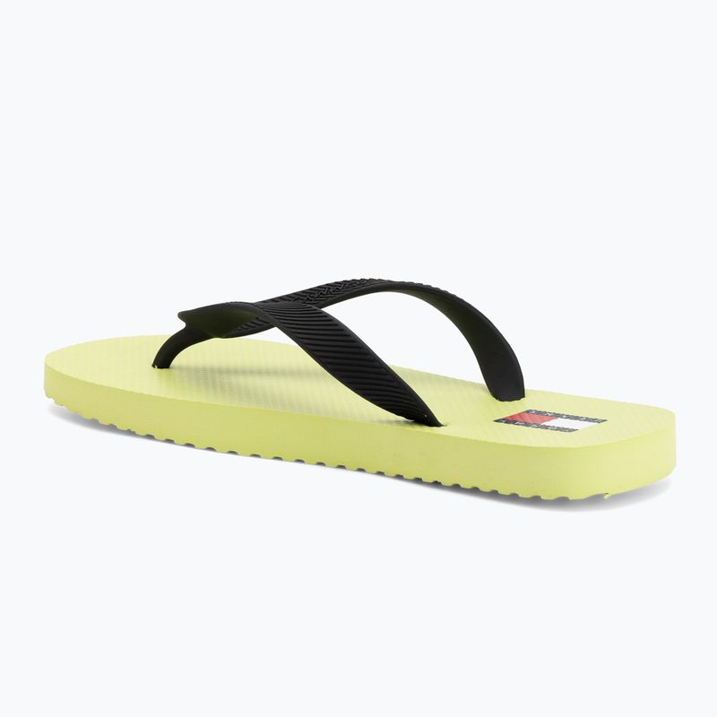 Șlapi pentru femei Tommy Jeans Logo Summer lime essence/black 3