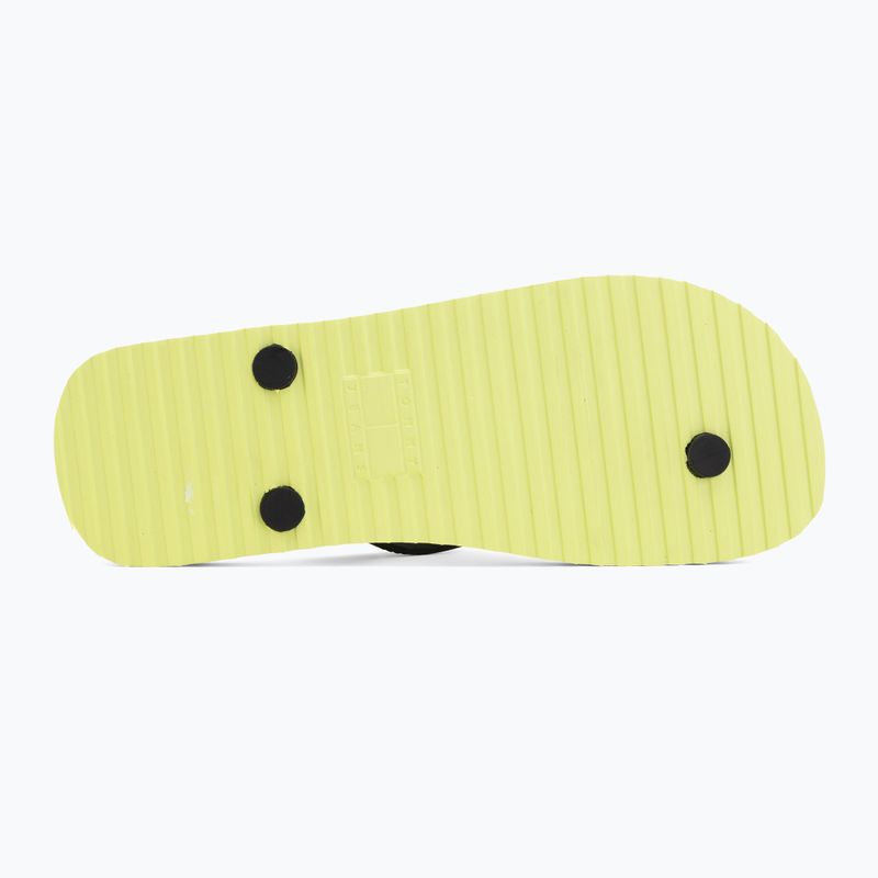 Șlapi pentru femei Tommy Jeans Logo Summer lime essence/black 4