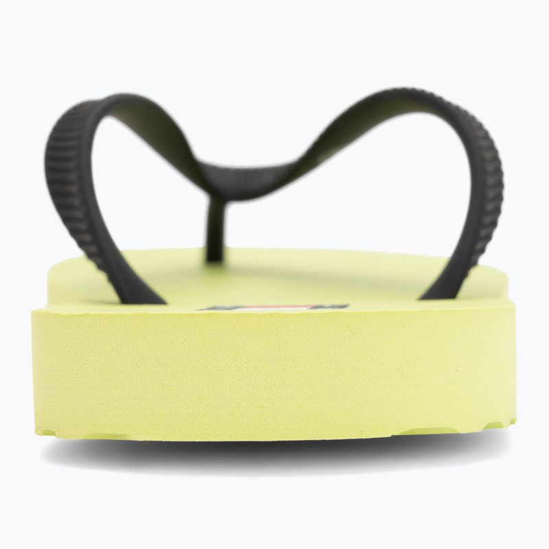 Șlapi pentru femei Tommy Jeans Logo Summer lime essence/black 6