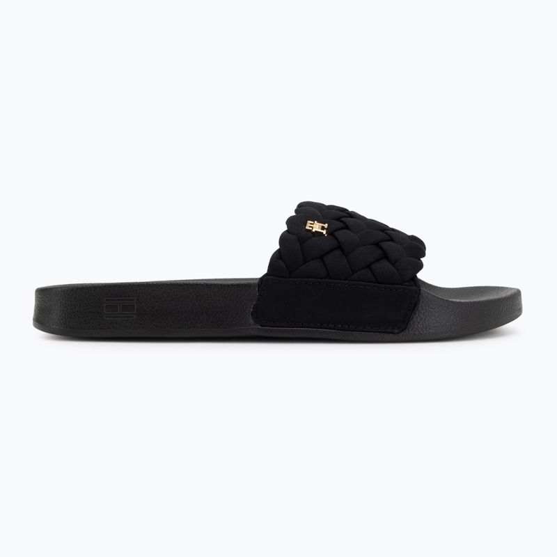 Papuci pentru femei Tommy Hilfiger Braided Pool black 2